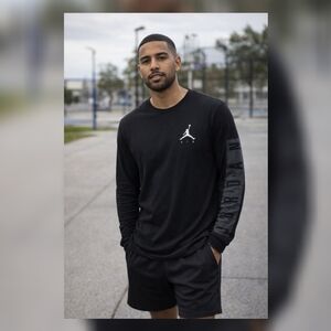 Jordan Air Jordan Sportswear Print Men's Longsleeve T-Shirt XL